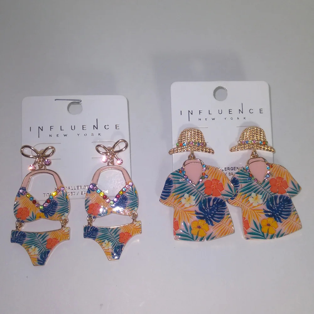 INFLUENCE NEW YORK Tropical Earrings Set